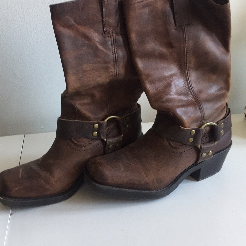 Brown Cow Boy Boots